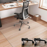 Artwelt Bodenschutzmatte Bürostuhl Transparent 1.5mm Schreibtischstuhl Unterlage Bodenmatte Bürostuhlunterlage Stuhlunterlage Stuhlmatte (120cm X 90cm)