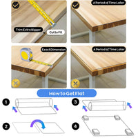 Artwelt Tischdecke Transparent Rund 2.0mm Tischfolie Glasklar Folie Tischschutz Wasserdicht Abwaschbar Wunschmaß Tischschutzfolie für Runde Tische Durchmesser 40cm
