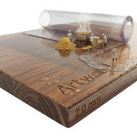 Artwelt Tischdecke Transparent Tischfolie 2.0 mm Glasklar Weiche Folie Wasserdicht Abwaschbar Tischschutz Folie Wunschmaß Tischschutzfolie |Premium Qualität Made in Germany| (40cm X 60cm)