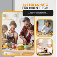 Artwelt Tischdecke Transparent Rund 2.0mm Tischfolie Glasklar Folie Tischschutz Wasserdicht Abwaschbar Wunschmaß Tischschutzfolie für Runde Tische Durchmesser 40cm