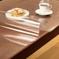 Artwelt Tischdecke Transparent Tischfolie 2.0mm Glasklar Folie Tischschutz Wasserdicht Abwaschbar Polyvinylchloride Folie Wunschmaß Fettdicht Tischschutzfolie (40cm X 60cm)