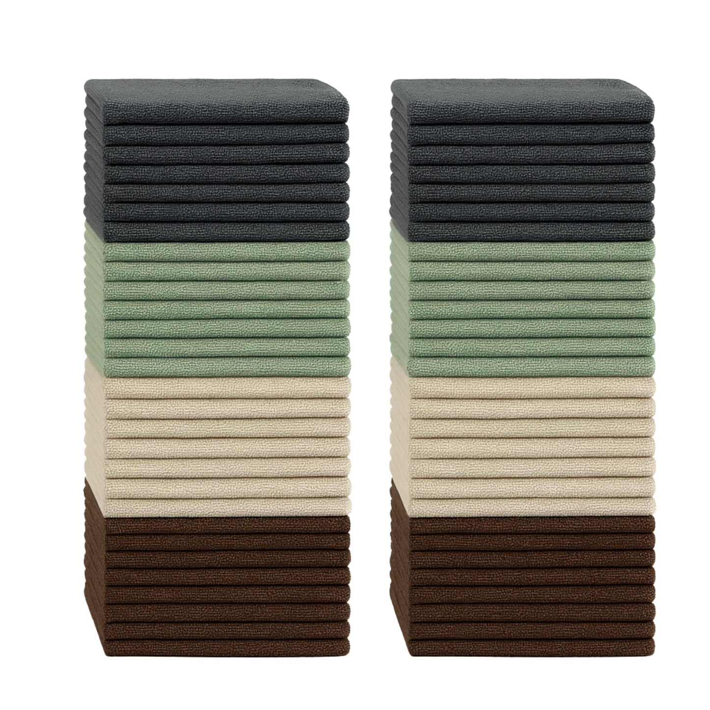 Artwelt Mikrofaser Geschirrtücher Reinigungstücher Putztücher/Putzlappen – fusselfrei, saugstark & waschbar; Küchentücher & Fensterputzer für Glas/Haushalt – 30×30 cm - 84 Stück